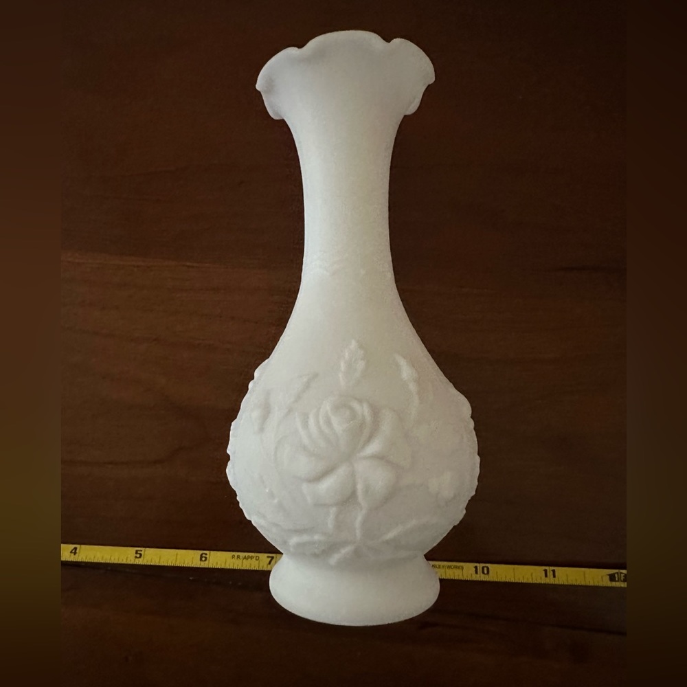 Vintage Milk Glass Vase